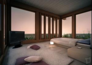 rendering7-attico camra letto 
